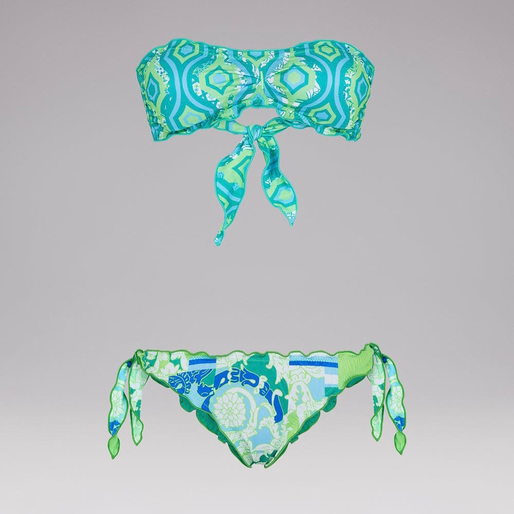 BIKINI FASCIA E SLIP NODI BRASILIANO REGOLABILE FROU FROU WALLPAPER - F**K